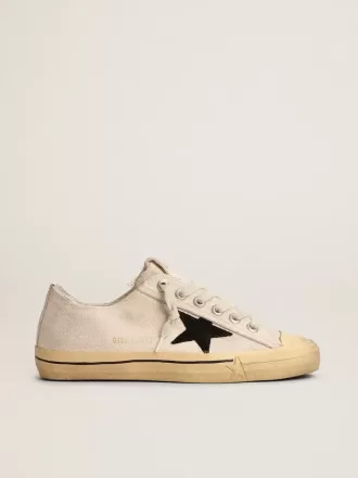 V-Star LTD für Damen mit schwarzem Wildlederstern und gesticktem Schriftzug
