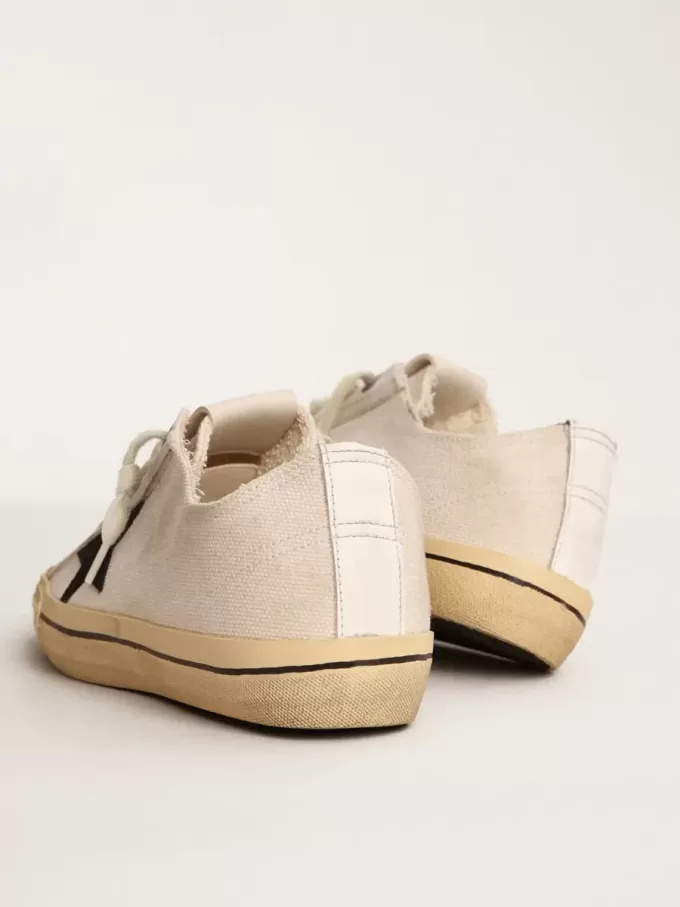 V-Star LTD für Damen mit schwarzem Wildlederstern und gesticktem Schriftzug