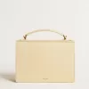 Venezia Tasche aus beigem Leder mit Python-Print und goldenen Details Venezia Tasche aus beigem Leder mit Python-Print und goldenen Details