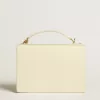 Venezia Tasche aus butterfarbenem Leder mit doppeltem Anhänger