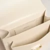 Venezia Tasche aus butterfarbenem Leder mit Golddetails