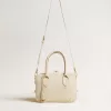 Vita Bag aus butterfarbenem Leder mit goldenen Details