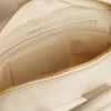 Vita Bag aus butterfarbenem Leder mit goldenen Details