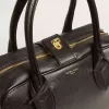 Vita Bag aus schwarzem Schafsleder mit goldenen Details Vita Bag aus schwarzem Schafsleder mit goldenen Details