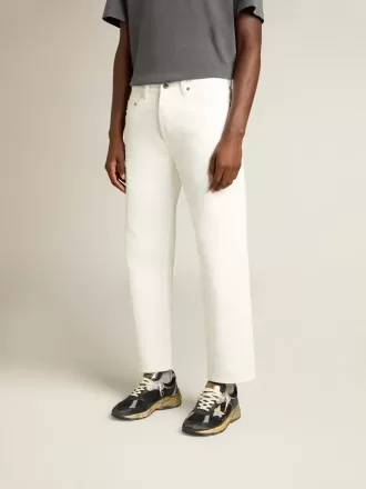 Weiße Jeanshose für Herren