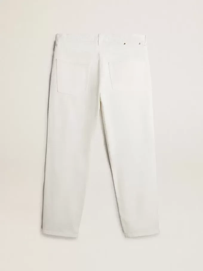 Weiße Jeanshose für Herren