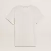 Weißes Damen-T-Shirt mit Aufdruck auf der Vorderseite
