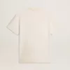Weißes Herren-T-Shirt im Vintage-Look mit Aufdruck auf der Vorderseite Weißes Herren-T-Shirt im Vintage-Look mit Aufdruck auf der Vorderseite
