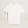 Weißes Herren-T-Shirt mit Distressed-Effekt Weißes Herren-T-Shirt mit Distressed-Effekt