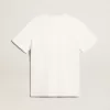 Weißes Herren-T-Shirt mit Distressed-Effekt Weißes Herren-T-Shirt mit Distressed-Effekt