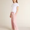 Weißes und silbernes T-Shirt mit Logo und Maxi-Stern in silbernem Glitzer
