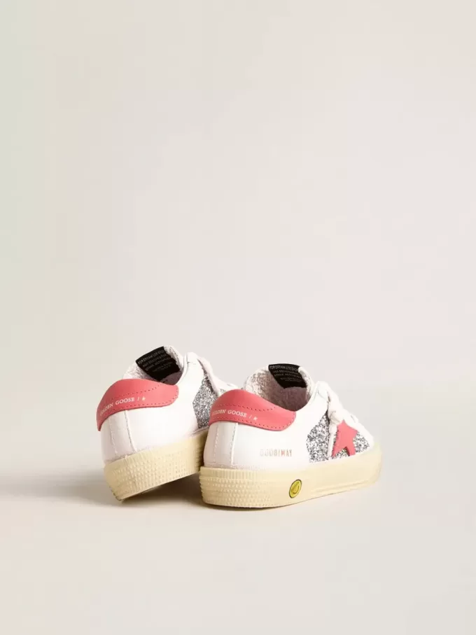 Young May mit rosa Lederstern und Fersenlasche