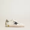 Young Super-Star aus Leder mit Glitzerstern und Fersenlasche