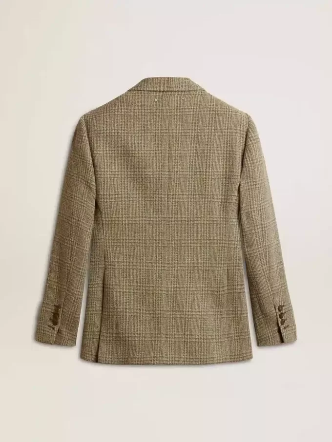 Zweireihiger Damenblazer aus Shetlandwolle Zweireihiger Damenblazer aus Shetlandwolle