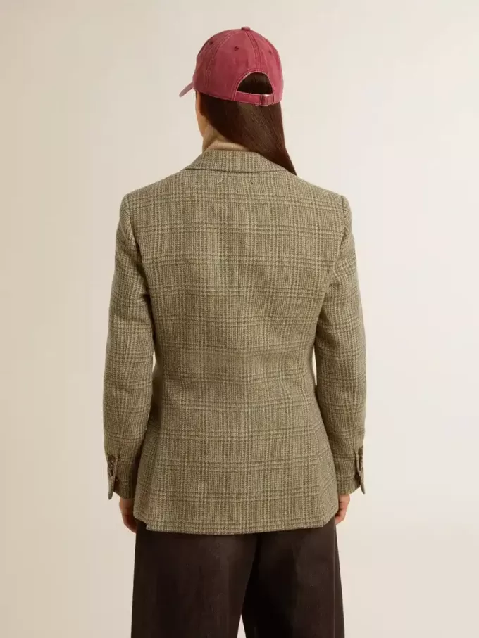 Zweireihiger Damenblazer aus Shetlandwolle Zweireihiger Damenblazer aus Shetlandwolle