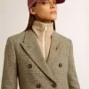 Zweireihiger Damenblazer aus Shetlandwolle Zweireihiger Damenblazer aus Shetlandwolle