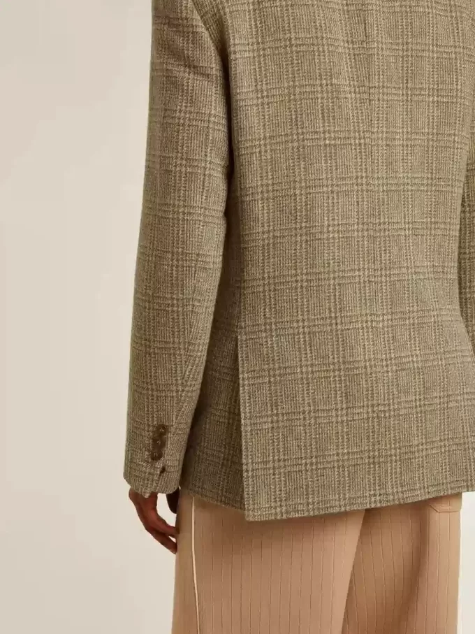 Zweireihiger Herrenblazer aus Shetlandwolle