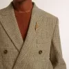 Zweireihiger Herrenblazer aus Shetlandwolle